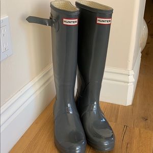 Hunter tall rain boots